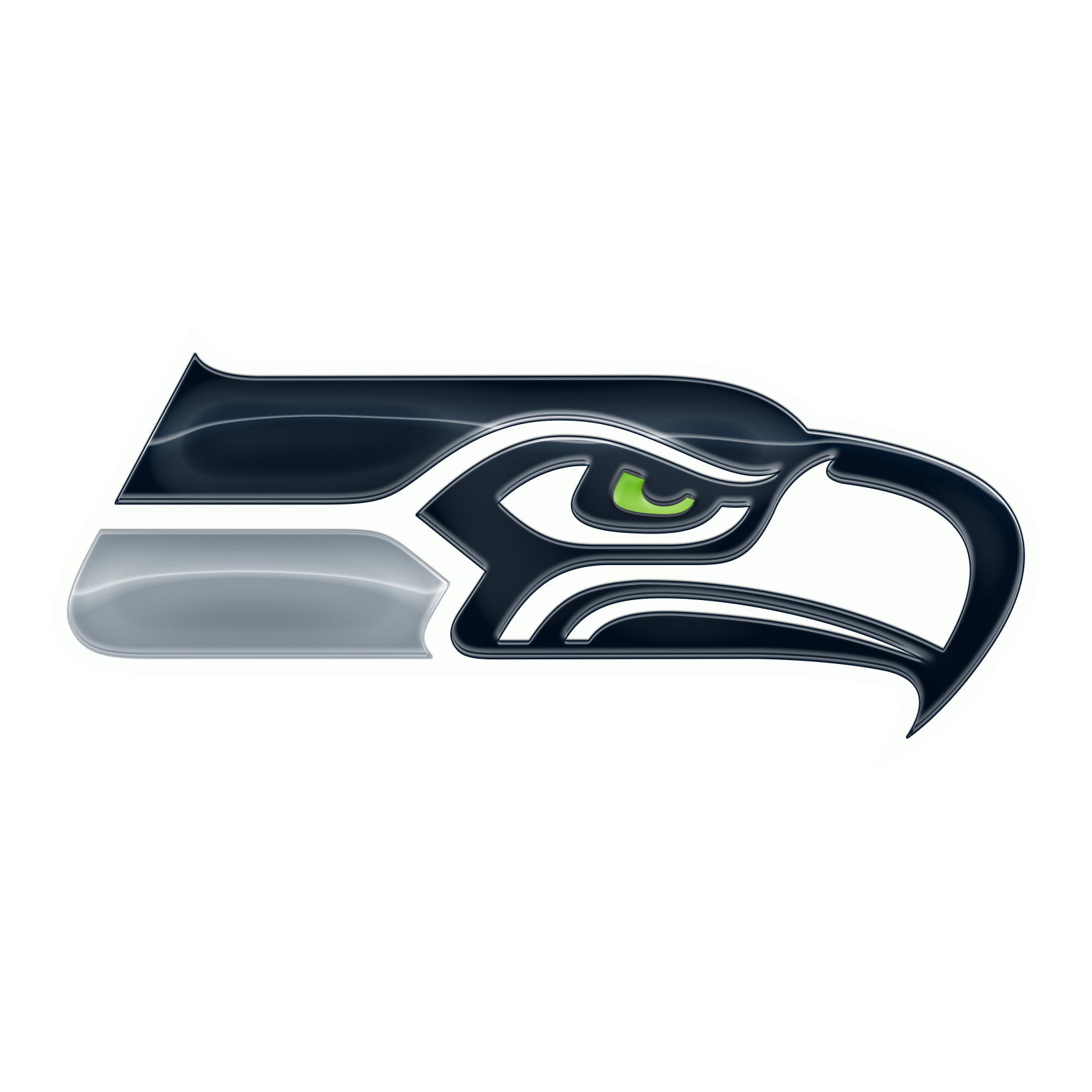 Seattle Seahawks Crystal Logo vinyl decal